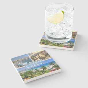 CY Cyprus - Ayia Napa - Harbour - Nelia Beach - Stone Coaster
