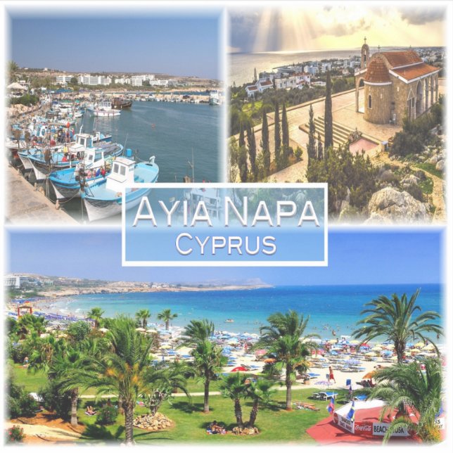CY Cyprus - Ayia Napa - Harbour - Panorama - Nelia (Front)
