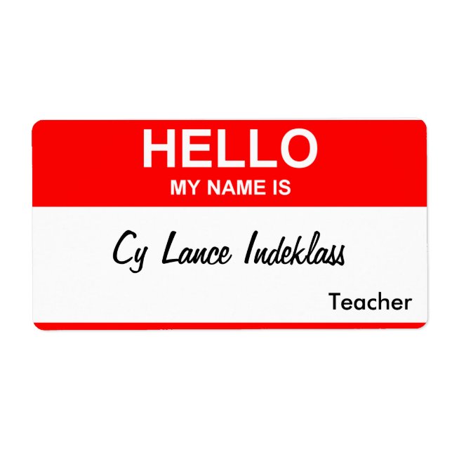 Cy Lance Indeklass (Front)