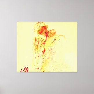 Cy Twombly art style Canvas Print