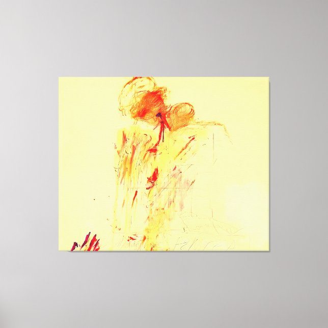 Cy Twombly art style Canvas Print (Front)