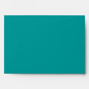Cyan #009999 Colour Envelopes A7 - for 5" x 7" Car