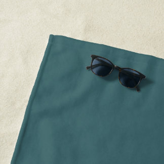 Cyan Beach Towel