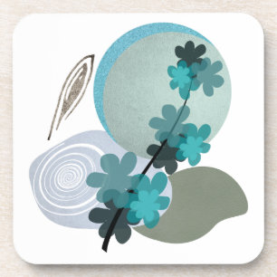 Cyan Boho Coaster