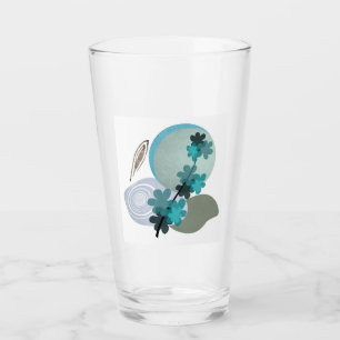 Cyan Boho Glass