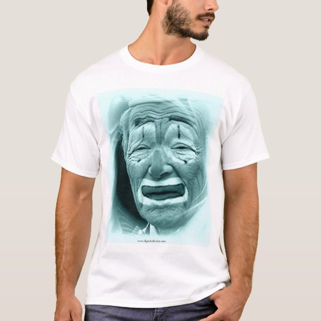 Cyan Clown  T-Shirt (Front)