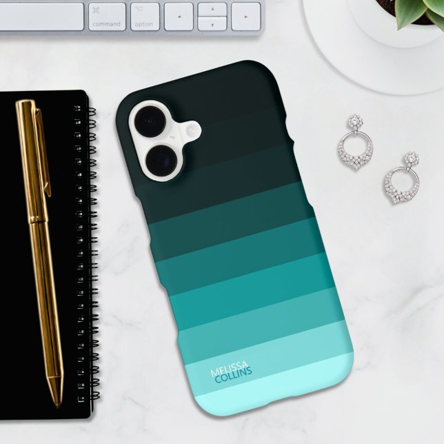 Cyan Fade Gradient Colour Stripes (Creator Uploaded)