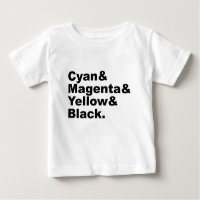 Cyan Magenta Yellow Black CMYK Colour Scheme