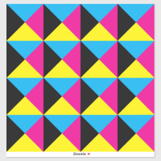 cyan magenta yellow black triangle game
