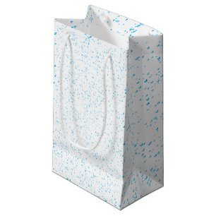 Cyan Rain Glossy Gift Bag