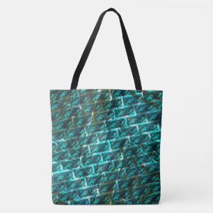 Cyan stained, grazed, grating or different brick? tote bag