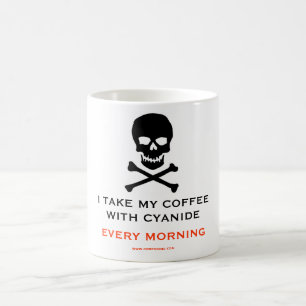 CYANIDE, SUICIDE, POISON COFFEE MUG