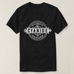 Cyanide Vintage Style Poison Label T-Shirt
