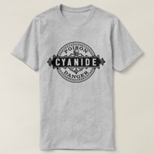 Cyanide Vintage Style Poison Label T-Shirt