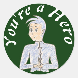 Cyankazu Classic Round Sticker