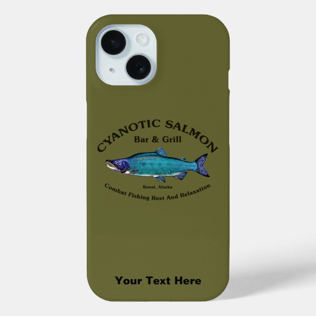 Cyanotic Salmon Bar & Grill Case-Mate iPhone Case (Back)
