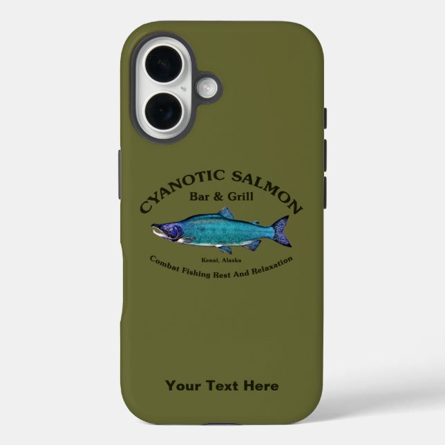 Cyanotic Salmon Bar & Grill Case-Mate iPhone Case (Back)