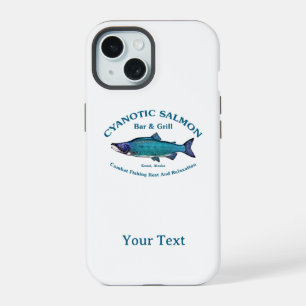 Cyanotic Salmon Bar & Grill iPhone 15 Case