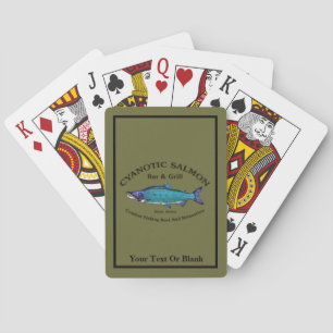 Cyanotic Salmon Bar & Grill Playing Cards