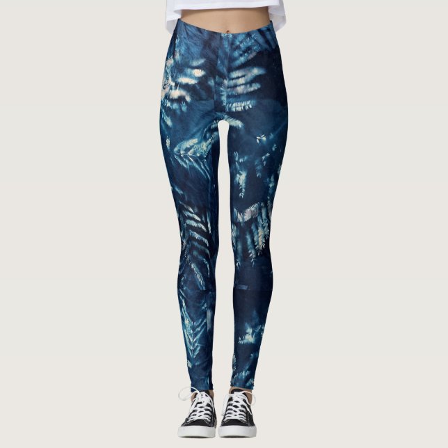 Cyanotype Leggings (Front)