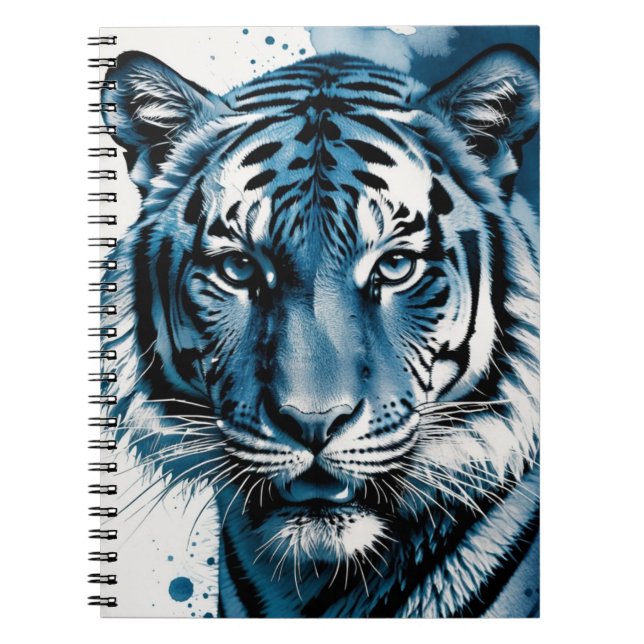 Cyanotype Tiger | Notebook Journal (Front)