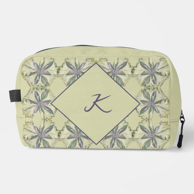 Cyanus Flower Print Cut Sew Bag (Front)