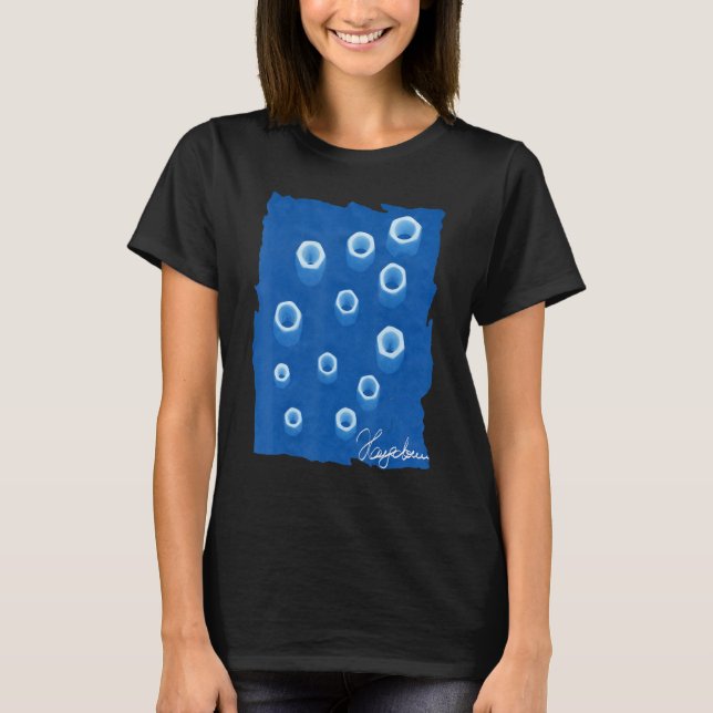 Cyaunography Screws Nuts Fashion Women Men Blue T-Shirt (Front)