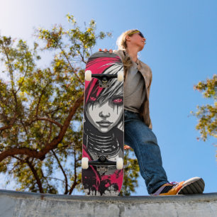Cyber 2K Urban Emo Girl Skateboard