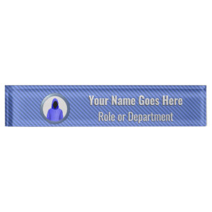 Cyber Attack Defenders - Security Analysis blue  Nameplate
