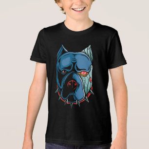 Cyber Canine: The Futuristic Guard Dog Tri-Blend Shirt