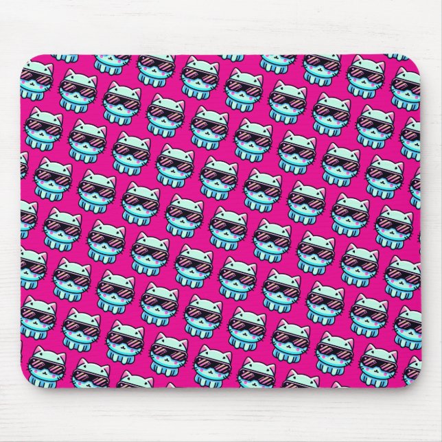 Cyber Cat Mouse Mat (Front)