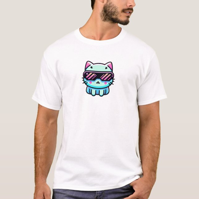 Cyber Cat T-Shirt (Front)