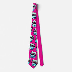 Cyber Cat Tie