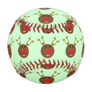 Cyber Christmas Reindeer Baseball