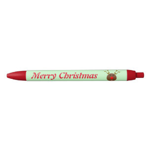 Cyber Christmas Reindeer Custom Pen