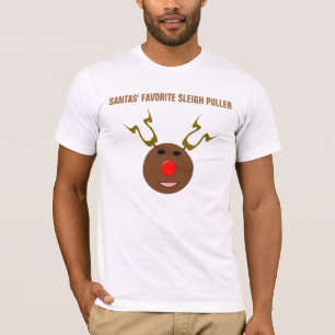Cyber Christmas Reindeer Custom T Shirt