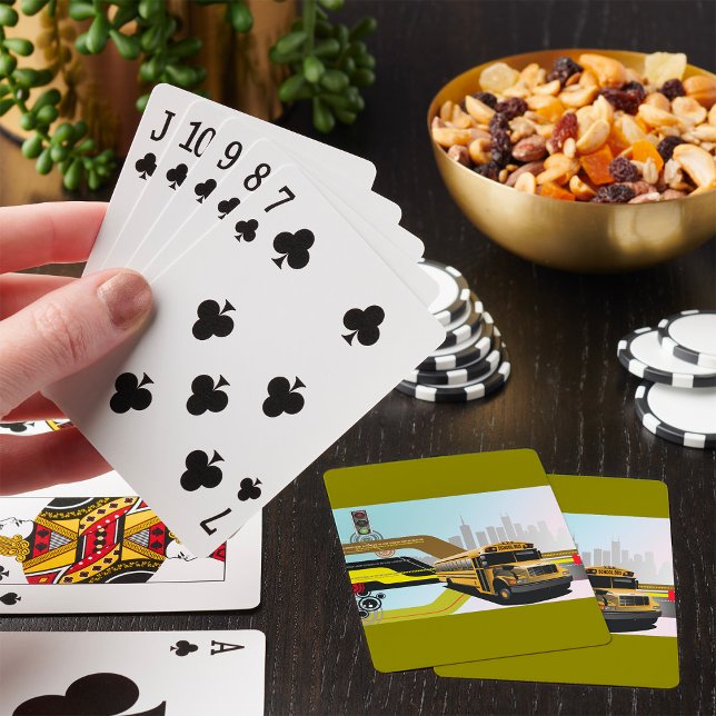 Cyber City School Bus Playing Cards (Creator Uploaded)