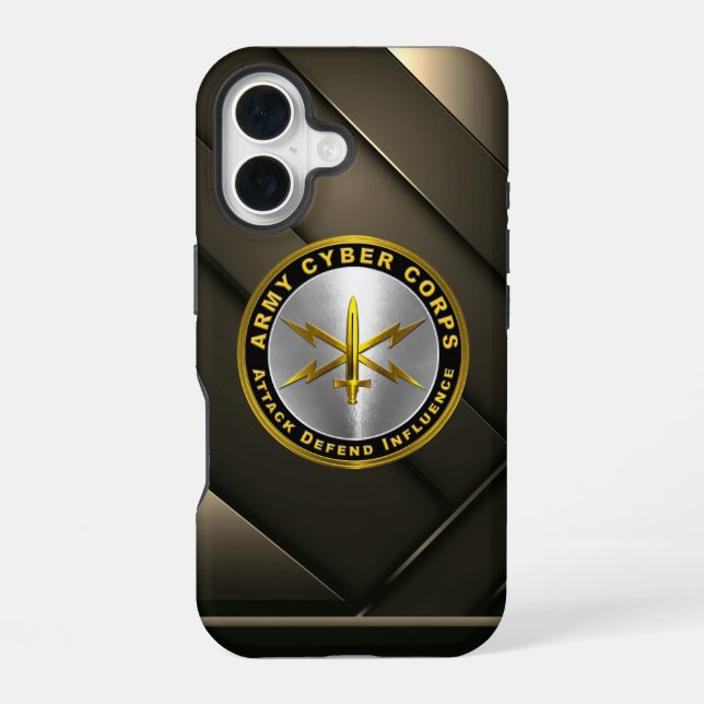 Cyber Corps  iPhone 16 Case (Back)