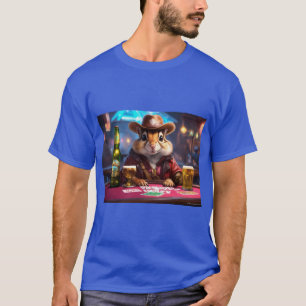 Cyber Cowboy Chipmunk at the Prismatic Pyramid T-Shirt