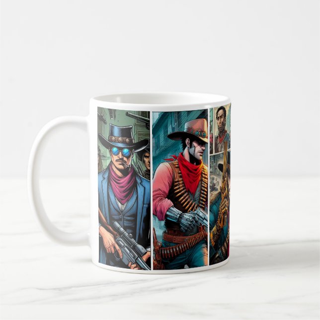 Cyber Cowboys Coffee Mug (Left)