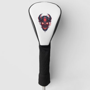 Cyber Demon Skull Lord Golf Head Cover