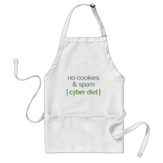 Cyber Diet - No Cookies & Spam Standard Apron