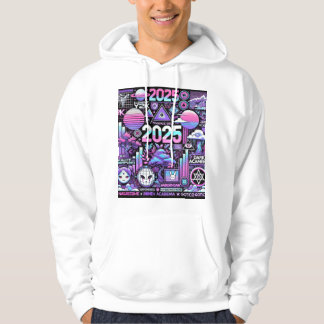 Cyber Dream 2025 - Futuristic Aesthetic Hoodie