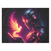 Cyber Futuristic Robot Phoenix Fire Spirit