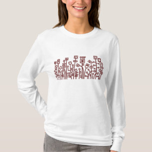 Cyber Garden - Brown T-Shirt