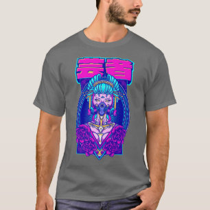 Cyber Geisha Aesthetic Japanese Premium T-Shirt