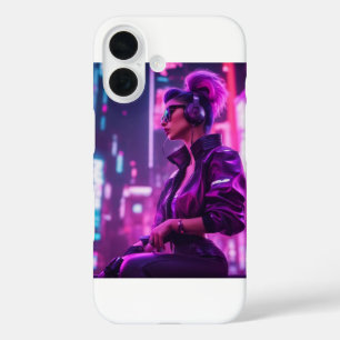 Cyber Girl iPhone 16 Case