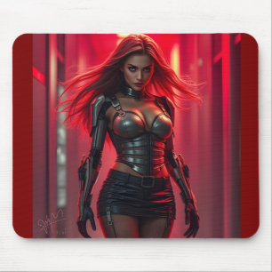 Cyber-Girl Mouse Mat