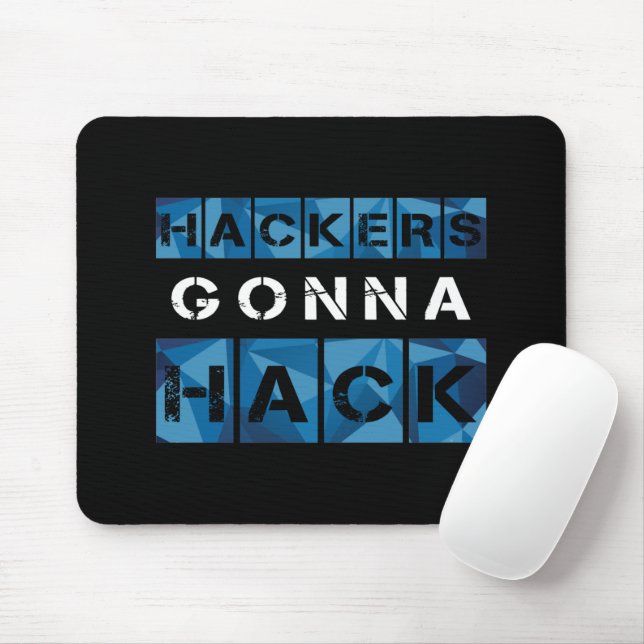 CYBER HACKERS GONNA HACK - Style2 - Type2 Mouse Mat (With Mouse)