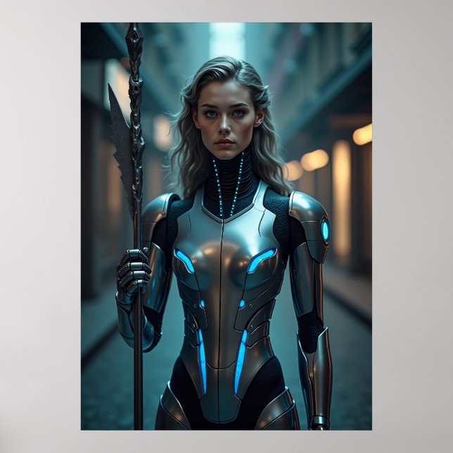 Cyber Hermes: Data Wing Messenger Poster (Front)